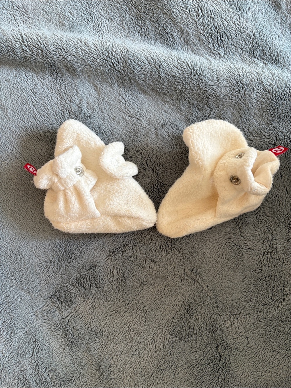 Zutano Fleece 6 mo Baby Booties